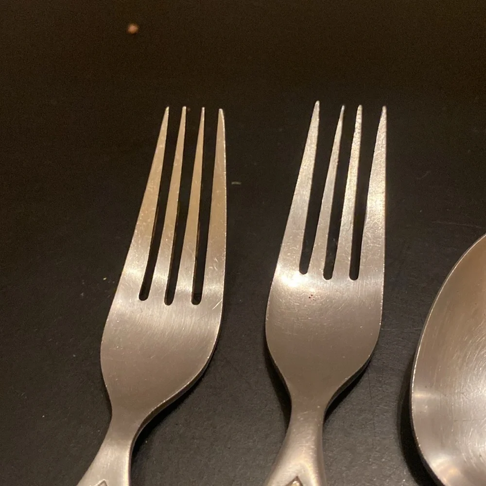 Cortina stainless steel Japan 5 pc serve set fork, spoon, butter knife flatware